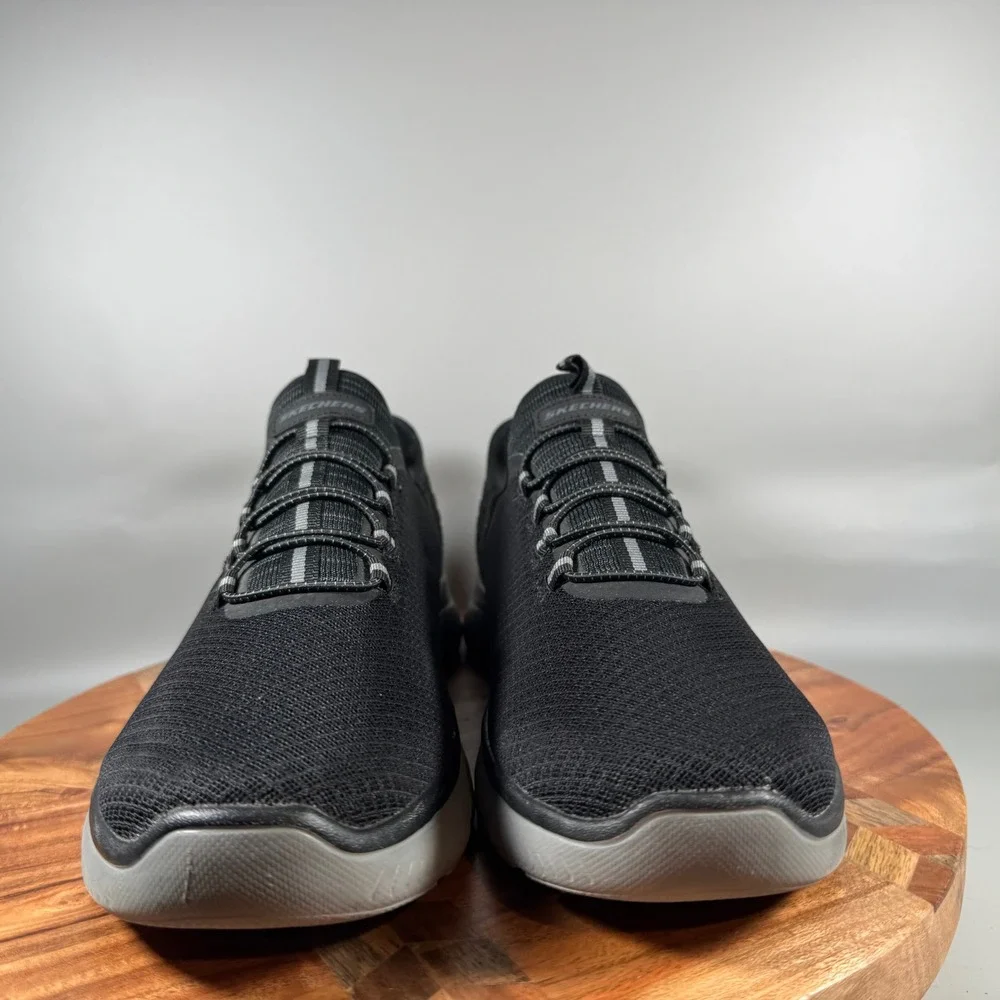Skechers Mens Slip-ins Ultra Flex 3.0 Smooth Step Black 232457W Size 9.5 Wide